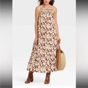Floral Print Maxi Dress